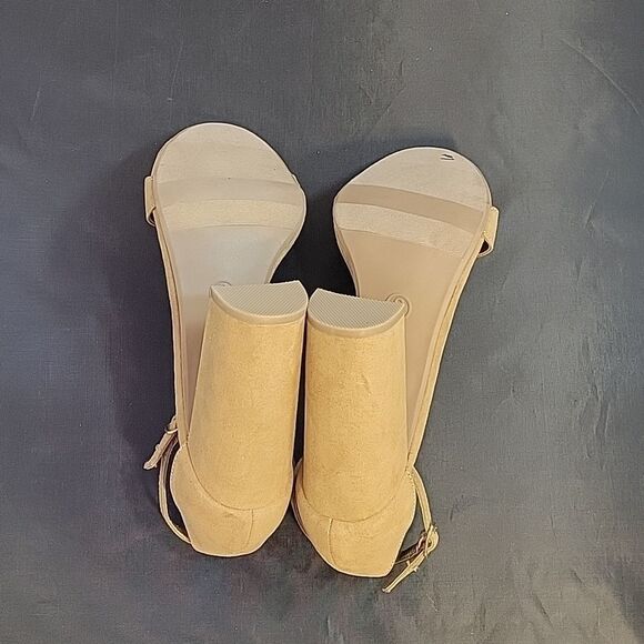 BRAND NEW MERONA ADJUSTABLE ANKLE BUCKLE STRAP OPEN TOE SANDAL - Picture 11 of 14